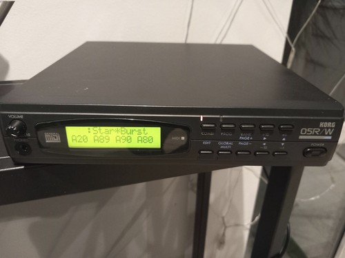 Korg 05r midi synthesis - 05r/w,